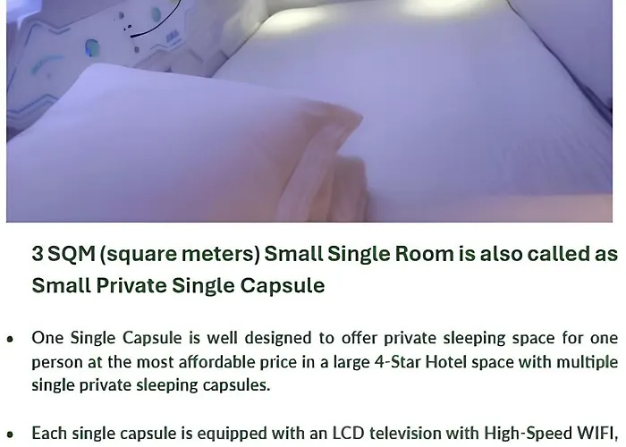 Awa Hotel Small Private Single Capsules-Also Name As Single Rooms